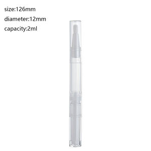 Stylo cosmétique pour huile à cuticules, tube en plastique, applicateur de maquillage, tubes éponge, stylos pinceaux de maquillage surligneurs OEM - Product Image 4