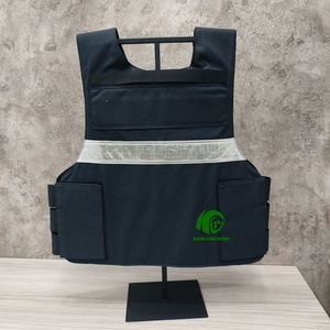 Kango 多功能海军蓝反光安全背心可定制防护高能战术背心，适用于户外战术训练 - Product Image 2