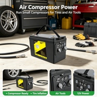 Baterai Fosfat dengan BMS Terintegrasi, Multi Port 12V 150Ah Lifepo4 Lithium Iron untuk Catu Daya Luar Ruangan