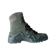 En stock, prix bas, bottes tactiques en cuir vert, bottes tactiques de sécurité du désert pour l'entraînement des hommes