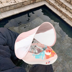 สระว่ายน้ำเด็กพกพา Swimbobo แบบเป่าลม เป็นมิตรกับสิ่งแวดล้อม พร้อมหลังคาถอดได้ วัสดุ PVC พร้อมห่วงยางป้องกัน ดีไซน์เพื่อความปลอดภัยสำหรับเด็ก - Product Image 3
