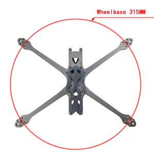 Kit de drone quadricoptère APEX 7 pouces avec cadre en fibre de carbone, accessoires, 143g, empattement 315mm, vente en gros - Product Image 4