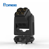 Projecteur LED à faisceau dynamique multi-effets 4*60W DMX512 avec stroboscope pour DJ, club, concert, éclairage de scène