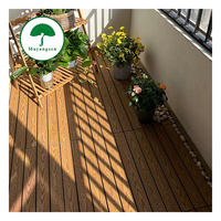 Nouvelles dalles de terrasse modernes en composite gris imitation bois, étanches, à clipser facilement, pour intérieur et extérieur, jardin et balcon