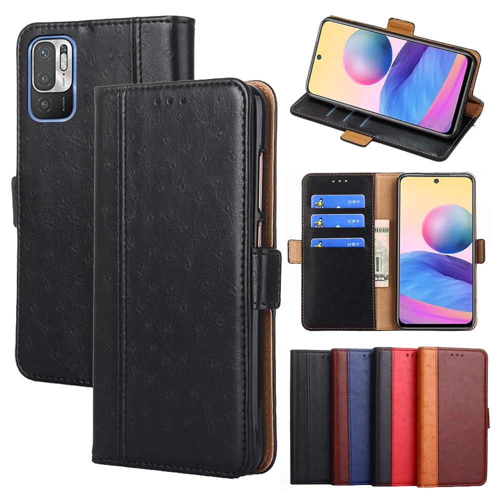Leather Case for Redmi 10 9S 9C 9A 9 8A 8 9i Note 5A Pro 5 4X 3 Magnetic Card Wallet Phone Case