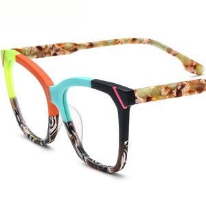 Nouvelles montures de lunettes sans monture à cadre givré - Style original unisexe, verres en PC, pour le jeu et la lecture, compatibles avec les verres de prescription - Product Image 1