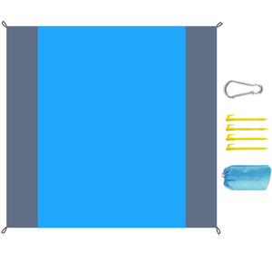 Fabricant de tapis de plage imperméables, pliables et portables en polyester pour le <span class=keywords><strong>camping</strong></span> en montagne et les pique-niques, vente en gros. - Product Image 5