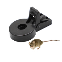Piège à mousqueton en plastique antiparasitaire professionnel Rat Killer Piège à souris noir