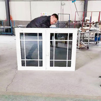 Ventana Abatible de Aluminio con Rotura de Puente Térmico Estándar para América del Norte, Insonorizada y de Ahorro Energético para la Construcción de Viviendas
