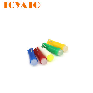 TCYATO Lumière de tableau de bord de voiture T10T5COB1SMD3DLED Lumière indicatrice rouge/bleu/blanc/<span class=keywords><strong>jaune</strong></span> <span class=keywords><strong>LED</strong></span> - Product Image 1