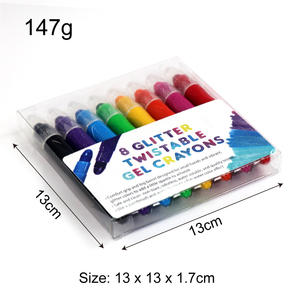 8 Crayons Gel Torsadables à <span class=keywords><strong>Paillettes</strong></span> pour Enfants - Product Image 5