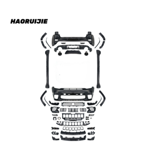 Kit de Modificación para Jeep Grand Cherokee 2014-2020, Kit de Carrocerí<span class=keywords><strong>a</strong></span> SRT con Parachoques Delantero y Trasero y Faldones Laterales - Product Image 2