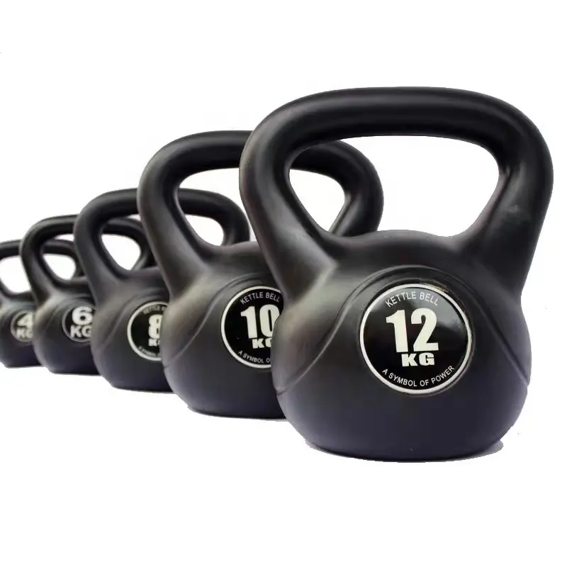 طراز جديد معدات الأسمنت لرفع الوزن 2-24 صالة ألعاب رياضية Kettlebell للذكور و الإناث