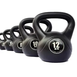 New Style Gewichtheben Fitness geräte Zement Wettbewerb 2-24kg Kettle bell für Männer und Frauen