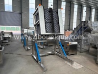 Machine de levage de bacs hydraulique automatique Dumper pour boîtes à pommes de terre et oignons