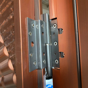 Techtop thiết kế truyền thống hoàn thành công nghiệp phong cách cắt laser thép cửa vòm rèn sắt biệt thự cổng cho bên ngoài ứng dụng - Product Image 6