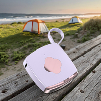 Haute qualité voyage en plein air charge d'urgence trésor Mini Compact avec fil téléphone batterie externe porte-clés Portable pendentif
