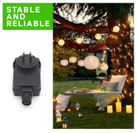 Adaptateur d'alimentation transformateur 12V en matériau PC certifié ROHS avec garantie de 2 ans pour les produits électroniques, sortie CC