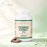 120 Capsules d'Extrait de Cistanche, Extrait Végétal Naturel à 10% d'Echinacoside, Complément Alimentaire