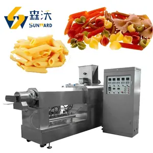 Sunward Best performance automatic 150 kg/h single screw extruder Pasta Machine Italy Pasta macaroni Machine Price