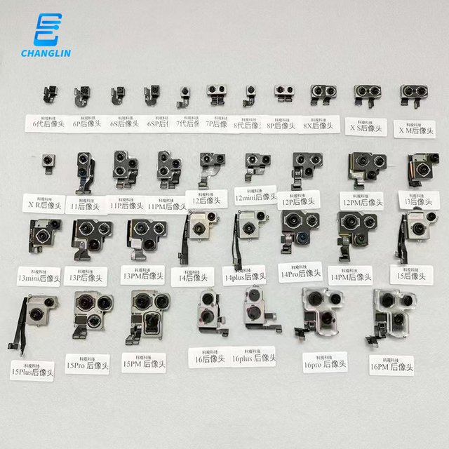 Mobile Phone Phone Parts Back Camera Rear Flex for Iphone 16Pro Max 16Plus 16 15Pro Max 14 13 12 11 X Phone Spare Parts Repair