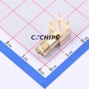 HJ-SMA858 RF Coaxial Connector Through hole Component (THT) Connector Board-to-Board Inner Pin 1 5.35mm - Product Image 1