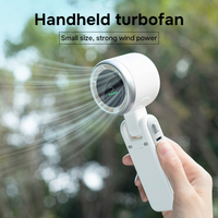 Ventilador de Techo Comercial Publicitario Holográfico 3D, Ventilador Centrífugo de Plástico para Celular, Color Rosa, 6000 CFM