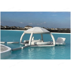 Plateforme flottante gonflable en PVC personnalisée pour complexe commercial, ponton, <span class=keywords><strong>bateau</strong></span>, cabane, tente, piscine, loisirs - Product Image 3