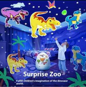 Reproductor de música inalámbrico, <span class=keywords><strong>película</strong></span> 6-21, proyector de estrella de huevo de dinosaurio, luz nocturna, batería de litio recargable de 1800 MAh - Product Image 3