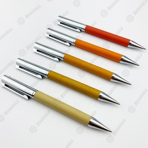 Negocios promocionales regalo personalizado logotipo <span class=keywords><strong>jefe</strong></span> <span class=keywords><strong>de</strong></span> cuero <span class=keywords><strong>de</strong></span> lujo <span class=keywords><strong>de</strong></span> bola <span class=keywords><strong>de</strong></span> metal <span class=keywords><strong>de</strong></span> <span class=keywords><strong>la</strong></span> pluma - Product Image 2