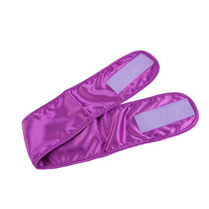 Bandeau en satin personnalisé avec logo, réglable, pour spa, queue de cheval, lavage du visage, pour femmes et filles, idéal pour le sommeil et le maintien des cheveux - Product Image 4