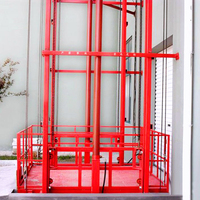 China WIZ CL4-6 Zweistöckiger Kleingüteraufzug Zwischengeschoss Vertikaler Mastlift Hydraulische PLC-Steuerung 2760x5700mm