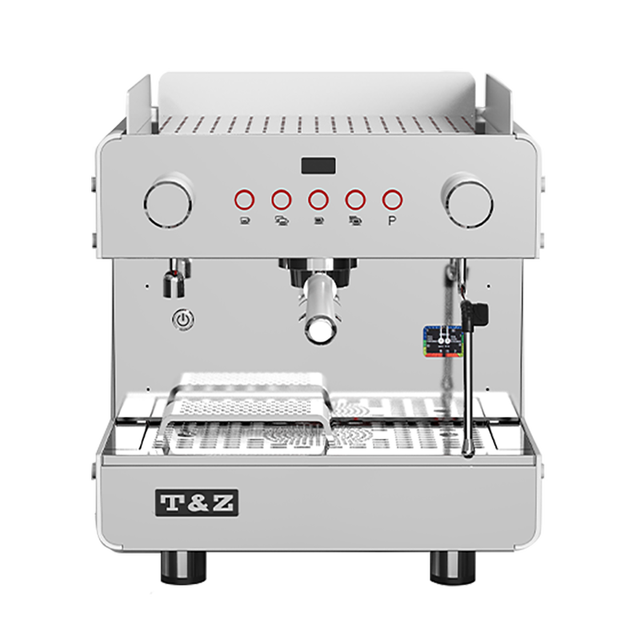 Commercial Class Energy Efficiency 1 Group Programmable Stainless Steel Boiler Electric Espresso Coffee Maker