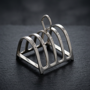 Support à pain en laiton plaqué argent - Product Image 1