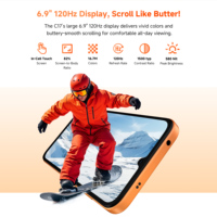 Teléfono Móvil Fossibot Unlock Original con Huella Dactilar y Reconocimiento Facial, Android 16, Pantalla HD+ de 6.7 Pulgadas y 120Hz, 4GB+128GB, Octa Core, 5000mAh