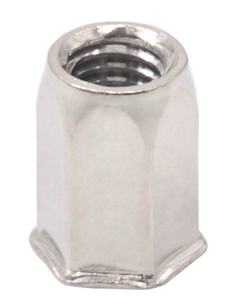 पेशेवर छोटे काउंटरसनक सिर स्टेनलेस स्टील 304 पूर्ण हेक्स रिवेट नट पुल कैप दीन पैकेज्ड कार्टन + प्लास्टिक बैग नट - Product Image 3