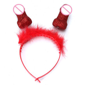 Décorations de fête de bachelorette <span class=keywords><strong>Aoyama</strong></span>, bandeau tête de pénis, fournitures de fête de célibataire, cadeaux de fête de bachelorette, jeux pour adultes, accessoires en plastique - Product Image 4