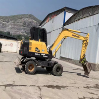 Mini-excavatrice chinoise compacte de 1,5 tonne avec pompe à engrenages et roulement - Certifiée CE, assistance après-vente gratuite