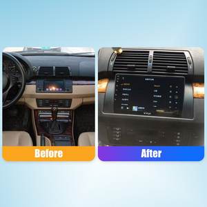 Para <span class=keywords><strong>BMW</strong></span> <span class=keywords><strong>X5</strong></span> E53 1999 2000 2001-06, Pantalla QLED de 10.33 Pulgadas, Unidad Principal, Dispositivo Doble 2 Din, Estéreo para Auto, GPS, Navegación, Radio para Auto Android - Product Image 5