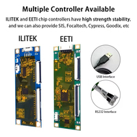 Kit de Pantalla Táctil PCAP de 17 Pulgadas con Interfaz USB I2C, Panel LCD Industrial Multitáctil