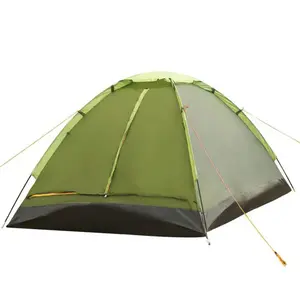 Échantillon disponible grande tente de camping pop-up étanche pour 4 personnes, facile, automatique, instantanée, familiale, résistante, pour l'extérieur, pour les fêtes et événements