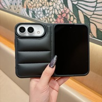 Coque de protection antichoc style Puffy pour iPhone 18 Duo, compatible avec l'écran pliable gauche-droite de l'iPhone 18 Ultra