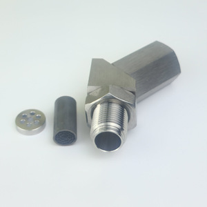 Adaptador de Sensor de Acero Inoxidable M18x1.5, Conector de Extensión de 45 Grados para Aplicaciones en Tanques - Product Image 4