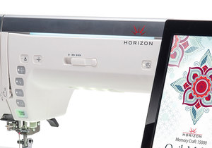 Machine à coudre et à broder Janome <span class=keywords><strong>Horizon</strong></span> Quilt Maker Memory Craft 15000 - Product Image 3