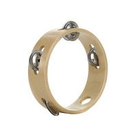 YONGXIN Wooden Headless Tambourine Toy for Children Natural Wood Color Percussion Instrument