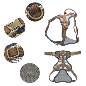 <span class=keywords><strong>Harness</strong></span> Anjing Taktis Nylon Berkualitas Tinggi dan Tahan Lama dengan Gesper Logam yang Dapat Disesuaikan, Rompi Anjing untuk Anjing Besar - Product Image 2