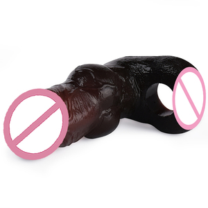 Extensor de Pene SXXY, Agrandador de Grosor, Funda de Silicona Realista para Pene, Condón Hueco Reutilizable, Funda para Pene Masculino, Juguetes Sexuales - Product Image 2