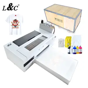 L & C mini a3 l1800 dtf pet baskı filmi transfer yazıcı dtf mürekkep püskürtmeli yazıcı epson yazıcı l805 için dtf