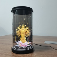 Vitrina Transparente Holográfica Cilíndrica de 5.5, 10.1, 21.5 y 75 Pulgadas con Proyección Holográfica 3D, Interacción IA y Tecnología 3D