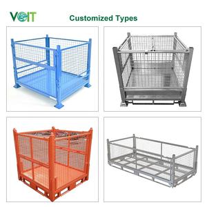 Dayanıklı Metal depolama Organize parçaları depo istiflenebilir tel örgü sepet - Product Image 3